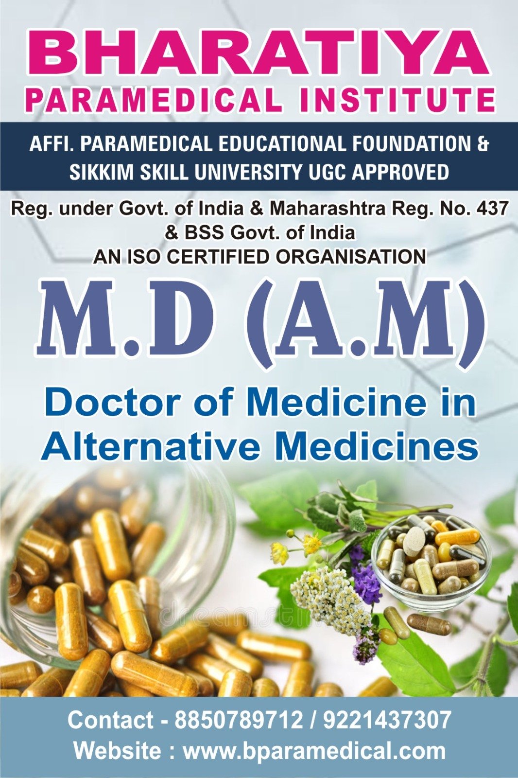 M.D. (A.M.) (Doctor of Medicine in Alternative Medicines)